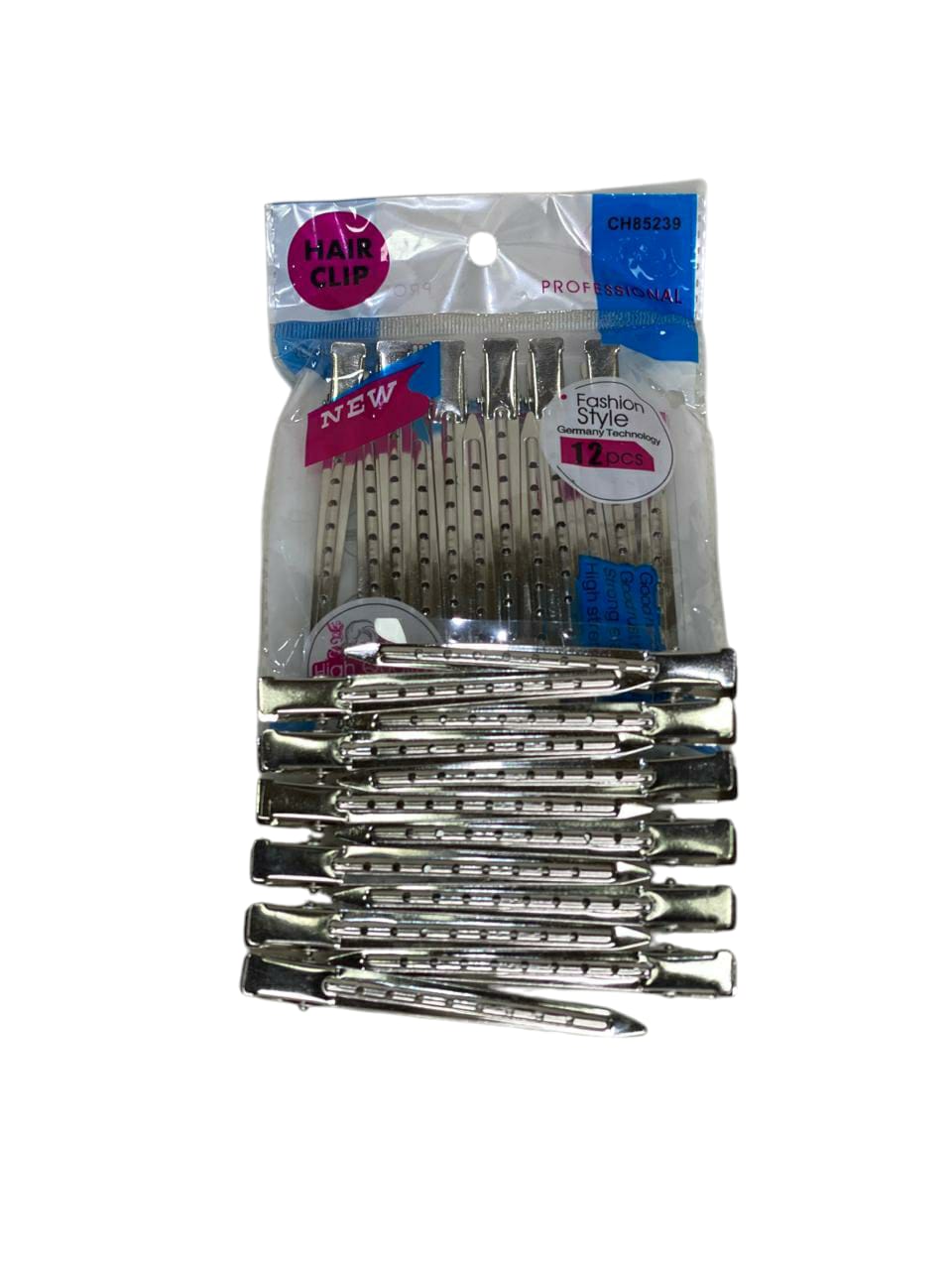 Metal hair clip 12 pcs.