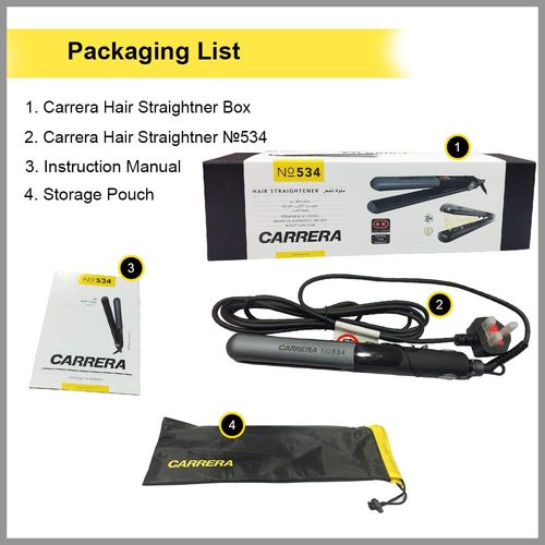 CARRERA N°534 Hair straightener